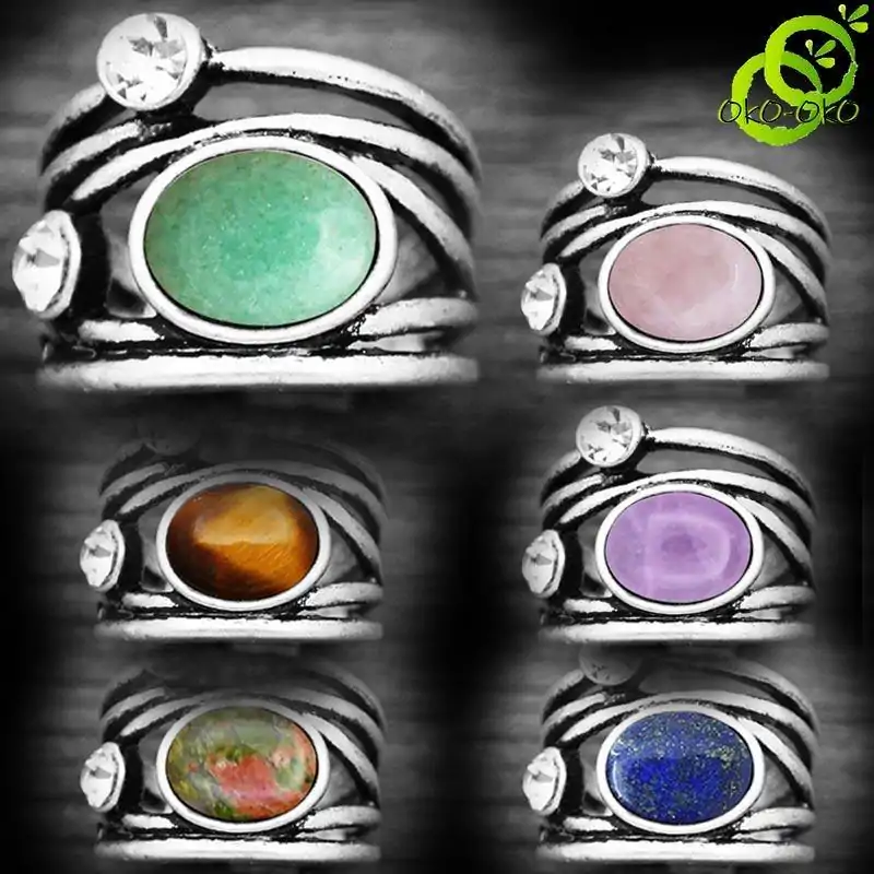 Bijou Lithothérapie <br> Bague Pierre Naturelle. | OkO-OKO™ Bague Pierre Naturelle pas cher | oko-oko