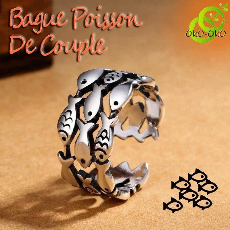 Buy Cheap Silver Pisces Ring for Couples | OkO-OkO