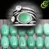 Bijou Lithothérapie <br> Bague Pierre Naturelle. | OkO-OKO™ Bague Pierre Naturelle semi précieuse Jade Vert | oko-oko