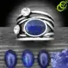 Bijou Lithothérapie <br> Bague Pierre Naturelle. | OkO-OKO™ Bague Pierre Naturelle semi précieuse Lapis Lazuli | oko-oko