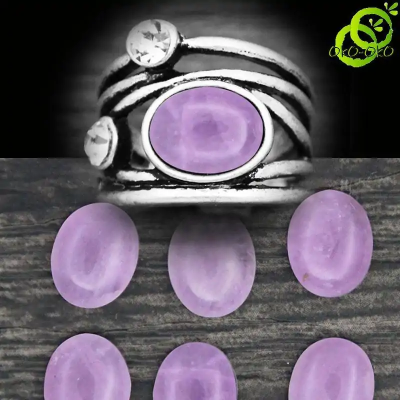 Bijou Lithothérapie <br> Bague Pierre Naturelle. | OkO-OKO™ Bague Pierre Naturelle semi précieuse Améthyste | oko-oko