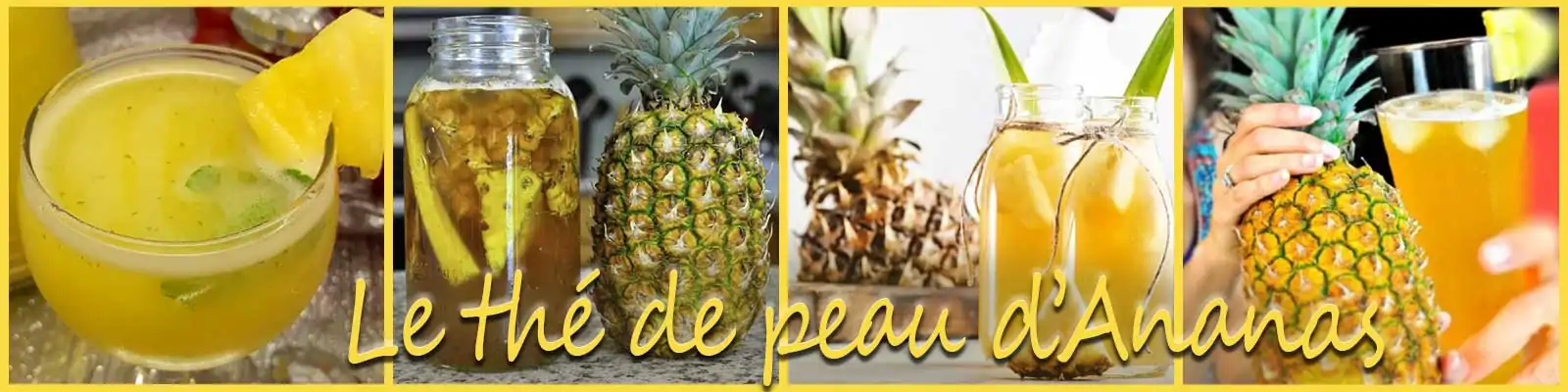 L'Infusion d'ananas | OkO-OKO™ Recette d'infusion d'anana avec peau et coeur d'ananas