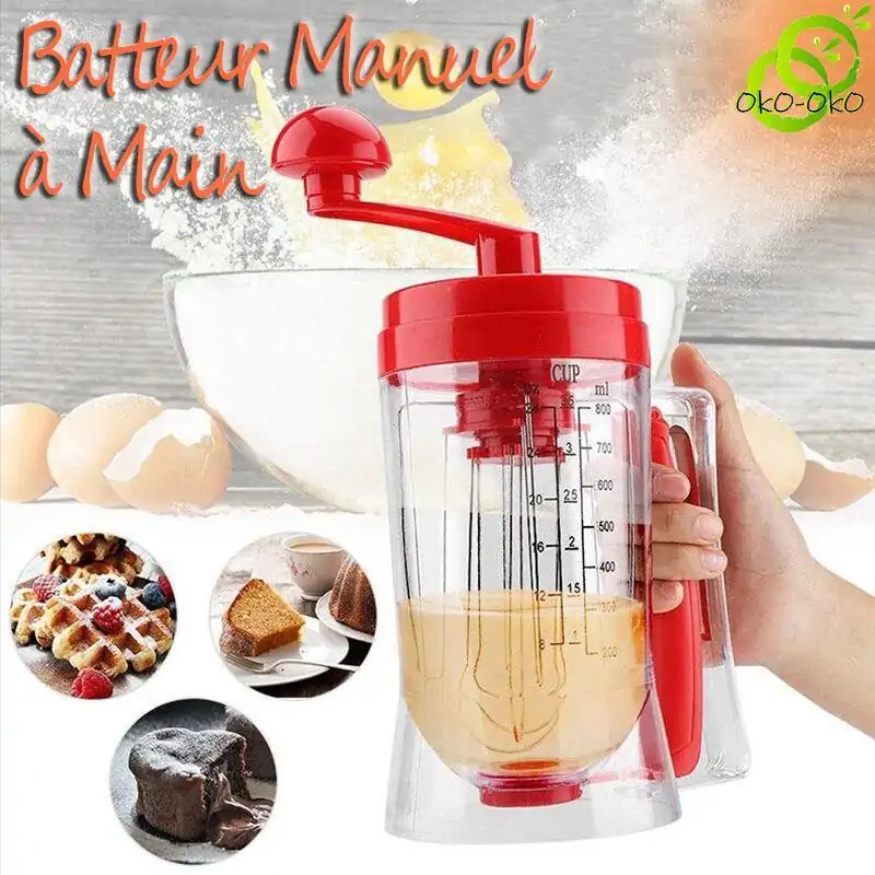 Ustensiles de cuisine <br>Batteur manuel. | OkO-OKO™ Acheter un broc Batteur manuelle 3-en-1 pas cher | OkO-OkO
