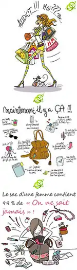 El lenguaje secreto de las mujeres y sus bolsos. | OkO-OKO™ Banner vertical blog handbag humour oko-oko