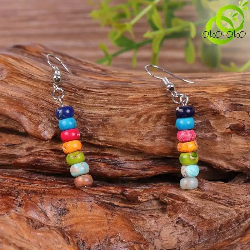 7 Chakras Earrings | OkO-OkO