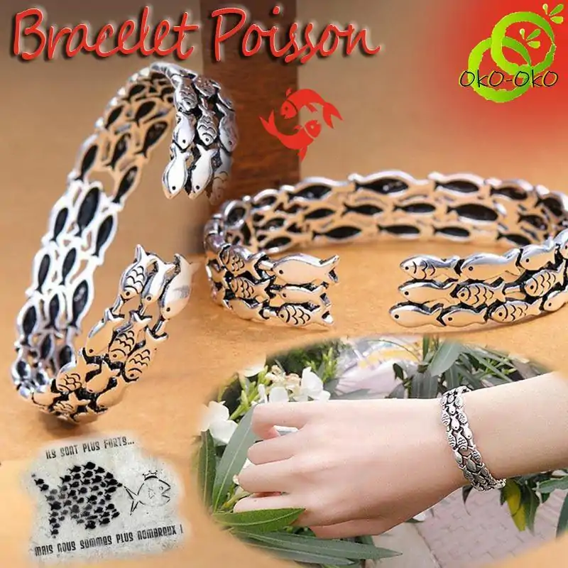 Bijou Spirituel <br> Bracelet Poisson. | OkO-OKO™ Bracelet Poisson | OkO-OkO™
