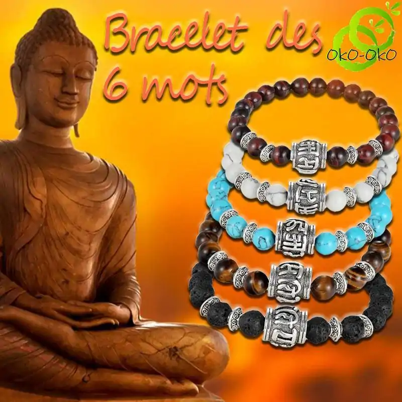 Acheter Bracelet des Six Mots tibétain pas cher