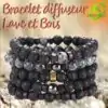 Lavastein Armband 5 Varietäten gemischt für Männer und Frauen | OkO-OkO