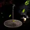 Porte encens dragon sur fond noir  | oko oko
