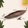 Incense holder Leaf dimensions | OkO-OkO