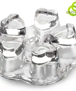 Chauffe Théière en  Verre Coeur | OkO-OkO