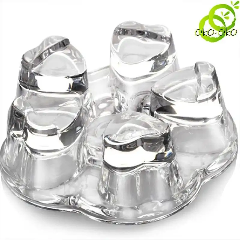 Chauffe Théière <br> En Verre (Borosilicate). | OkO-OKO™ Chauffe Théière en Verre Coeur | OkO-OkO