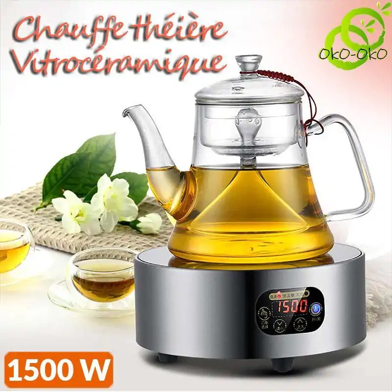 Glass teapot warmer for glass teapots | OkO-OkO