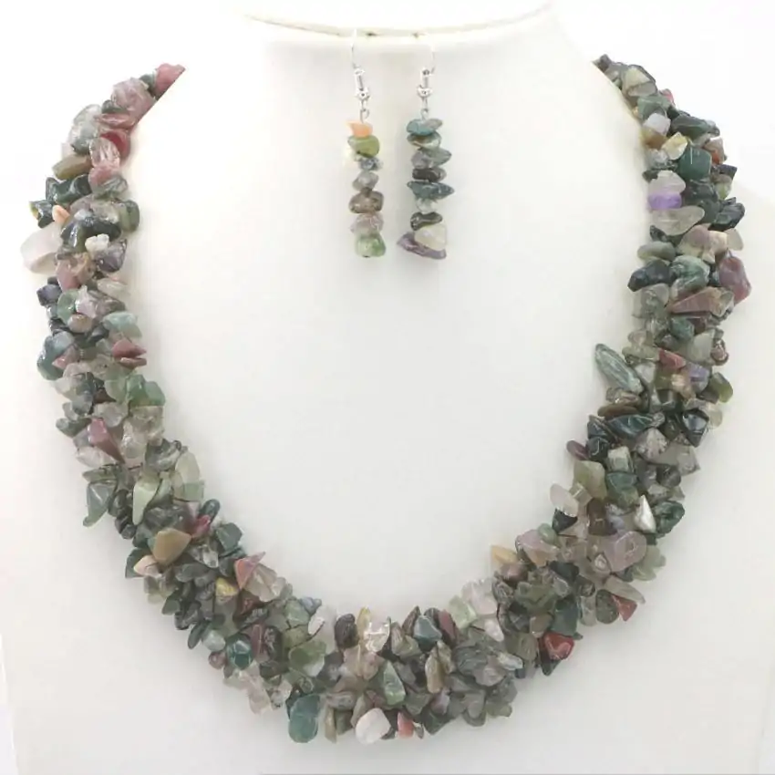Bijou Lithothérapie <br> Parure bijoux pierre naturelle. | OkO-OKO™ Parure bijoux pierre naturelle Agate | oko oko