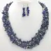 Bijou Lithothérapie <br> Parure bijoux pierre naturelle. | OkO-OKO™ Parure bijoux pierre naturelle Lapis Lazuli | oko oko