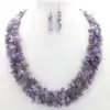 Bijou Lithothérapie <br> Parure bijoux pierre naturelle. | OkO-OKO™ Parure bijoux pierre naturelle Améthyste | oko oko