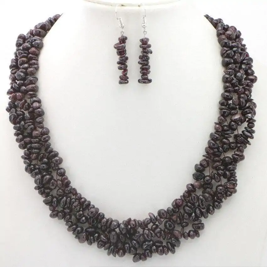 Bijou Lithothérapie <br> Parure bijoux pierre naturelle. | OkO-OKO™ Parure bijoux pierre naturelle Pierre Grenat | oko oko