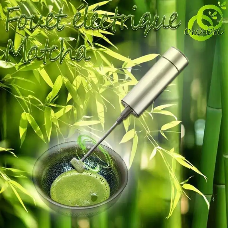 Accessoire thé <br> Mini fouet électrique. | OkO-OKO™ Fouet électrique pour matcha | oko-oko