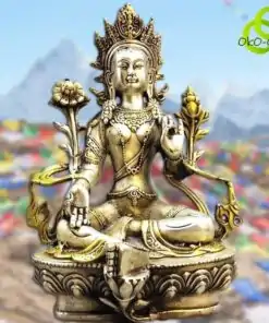 Guanyin Lotus en argent tibétain | oko-oko