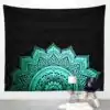 Wanddekoration Schwarz-Weiß Mandala Wandbehang. | OkO-OKO™ Wanddekoration Wandbehang Mandala Schwarz und Weiß. | OkO-OkO™