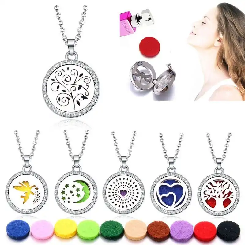 Bijou Diffuseur Huiles Essentielles <br> Pendentif. | OkO-OKO™ gamme compléte de Pendentif strass diffuseur huile essentielle pas cher | OkO-OkO