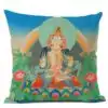 Bouddhisme <br> Coussin Bouddha (9 Variante). | OkO-OKO™ Coussin Bouddha Lotus vert | OkO-OkO