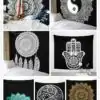 Tenture Murale Mandala Noir et Blanc 22 variantes | oko oko