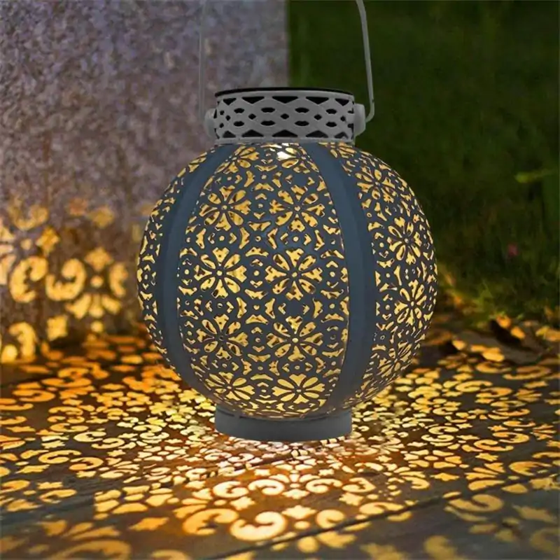 Decoratieve Verlichting Hangende Zonne-lantaarn. | OkO-OKO™ Solar Hanglamp 7 variaties | OkO-OkO