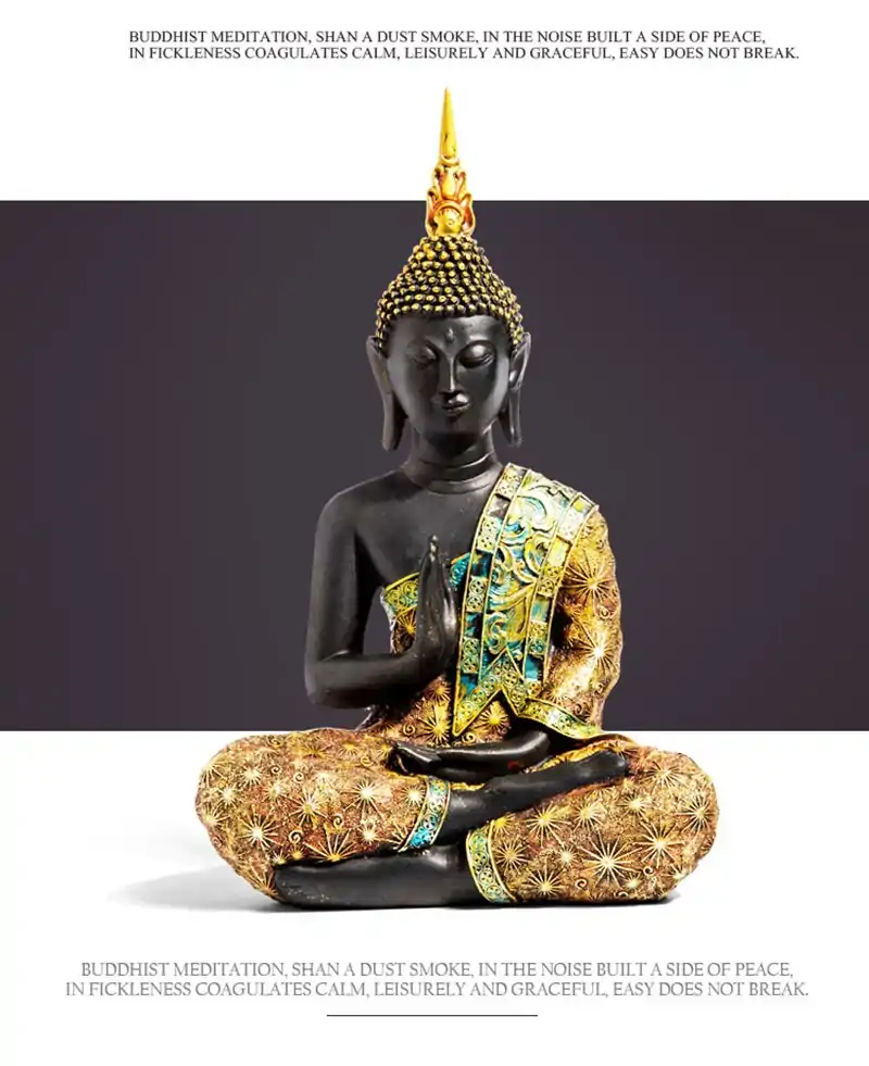 Statue Bouddha Assis avec mudra | oko oko