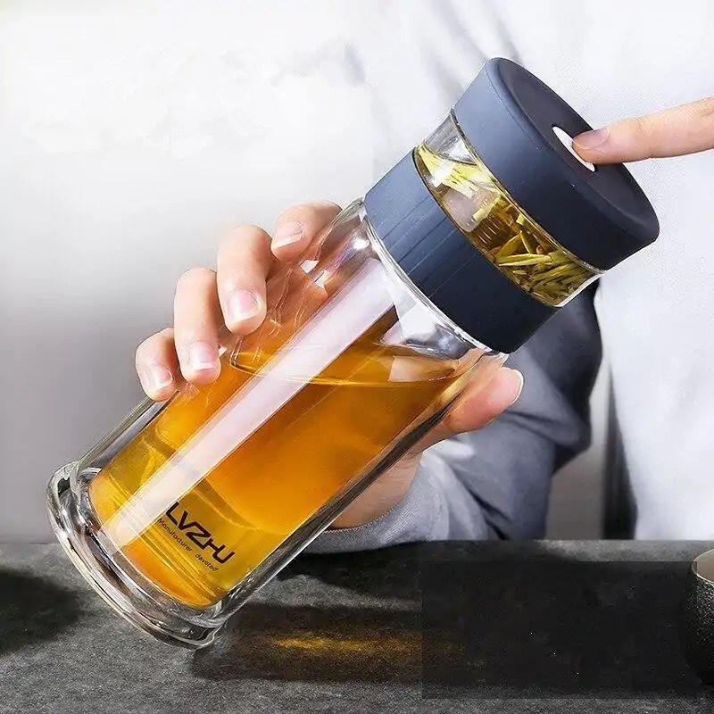 Théière Nomade <br> Avec infuseur. | OkO-OKO™ Thermos Infuseur avec bouton sur le dessus | OkO-OkO™