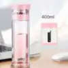 Théière Nomade <br> Avec infuseur. | OkO-OKO™ Thermos Infuseur en verre 400 ml rose | oko oko