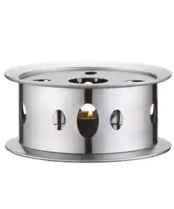 Chauffe Théière Inox à bougie | OkO-OkO