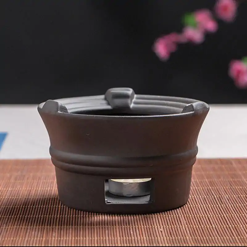 Teekannenwärmer Japanisch (Keramik). | OkO-OKO™ Japanischer Teekannenwärmer schwarz/braun OkO-OkO