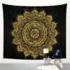 Wanddekoration Schwarz-Weiß Mandala Wandbehang. | OkO-OKO™ Wanddekoration Wandbehang Mandala Schwarz und Weiß. | OkO-OkO™