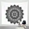 Wanddekoration Schwarz-Weiß Mandala Wandbehang. | OkO-OKO™ Wanddekoration Wandbehang Mandala Schwarz und Weiß. | OkO-OkO™