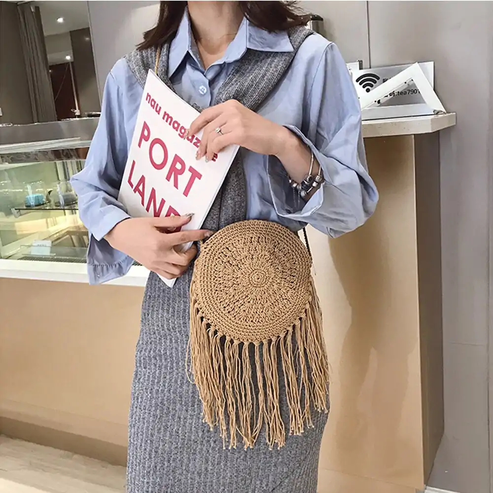 Bolso Boho Dream Catcher llevado al hombro | oko oko