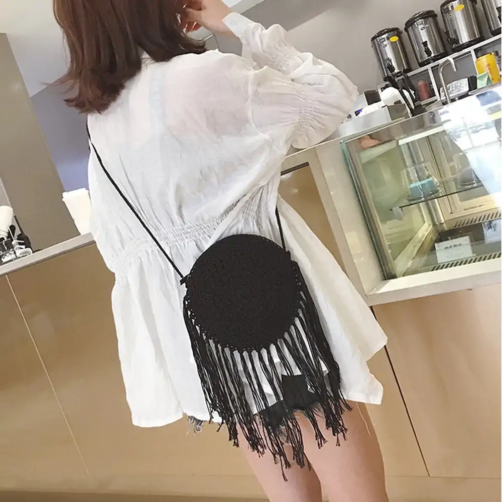 Bolso Boho Dream Catcher llevado en la espalda | oko oko