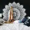 Wanddekoration Schwarz-Weiß Mandala Wandbehang. | OkO-OKO™ Wanddekoration Wandbehang Mandala Schwarz und Weiß. | OkO-OkO™