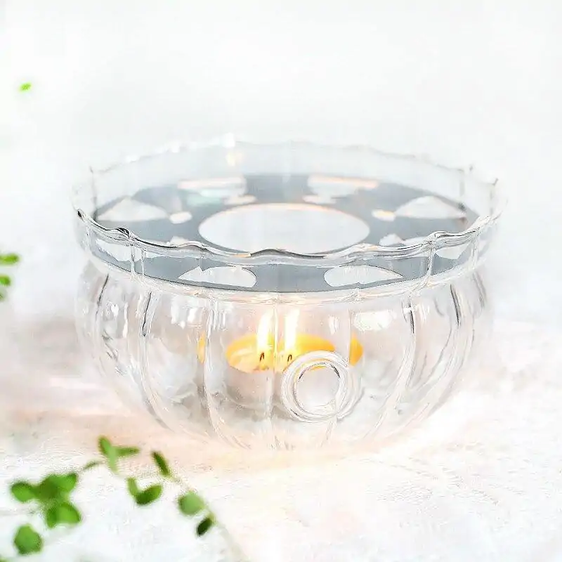 Glasteekannen mit Teekannenwärmer (Kerze). | OkO-OKO™ Teekannen aus Glas Mit Teekannenwärmer Kerze | OkO-OkO™