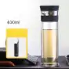 Théière Nomade <br> Avec infuseur. | OkO-OKO™ Thermos Infuseur en verre 400 ml noir bleuté | oko oko