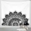 Wanddekoration Schwarz-Weiß Mandala Wandbehang. | OkO-OKO™ Wanddekoration Wandbehang Mandala Schwarz und Weiß. | OkO-OkO™