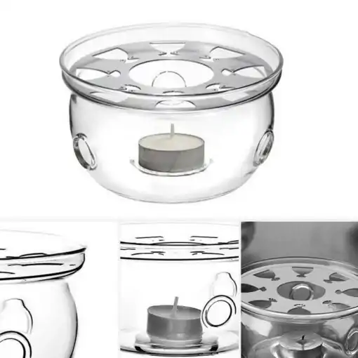 Theepotverwarmer van transparant glas | oko oko
