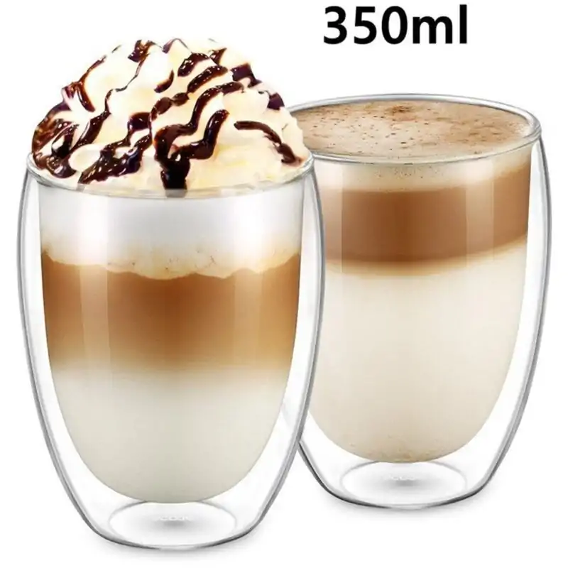 Service à thé <br>Verre double paroi. | OkO-OKO™ Verre double paroi 350ml haut