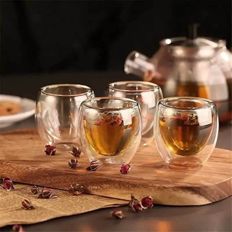 Service à thé <br>Verre double paroi. | OkO-OKO™ Acheter verre double paroi pas cher bodum