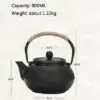 Théière en fonte brute <br> Japanese. | OkO-OKO™ Théière en Fonte Japanese 900 ml | oko-oko