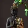 Statue Seated Buddha face detail | oko oko