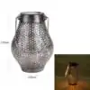 Decoratieve Verlichting Hangende Zonne-lantaarn. | OkO-OKO™ Hangende zonnelantaarn - Ruw metaal | OkO-OkO