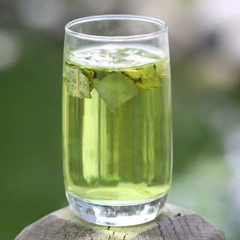 Thé et Infusion <br> Feuille de lotus Verte. | OkO-OKO™ Verre avec du Thé de Feuille de Lotus Verte Organique | OkO-OkO