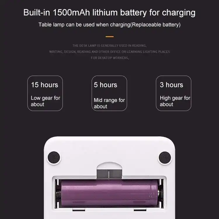 Lampe de Bureau <br> LED (avec ou sans fils). | OkO-OKO™ Lampe de Bureau LED Sans Fil rechargeable avec batterie | OkO-OkO