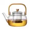 Théières en Verre <br> Avec filtre Transparent. | OkO-OKO™ Théière en Verre borosilicate avec Filtre sur fond blanc | oko oko